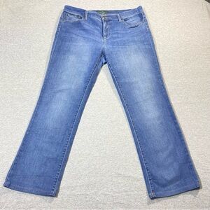LRL Lauren Ralph Lauren Jeans Women W36 Blue Classic Straight Mid Rise Denim